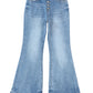 Blue Light Wash High Waisted Bell Bottom Jeans