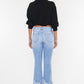 High Rise Crop Bootcut Denim Pants