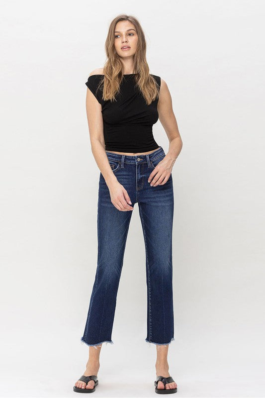 High Rise Regular Straight Jean