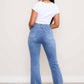 Square Pocket Bootcut Jeans