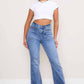 Square Pocket Bootcut Jeans