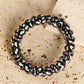 Black Leopard Telephone Spiral Coil Wire Hair Tie