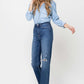 Super High Rise Straight Leg Jeans