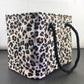 Leopard Waterproof Canvas Toiletry Bag