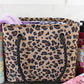 Leopard Waterproof Canvas Toiletry Bag