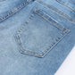 Blue Light Wash High Waisted Bell Bottom Jeans