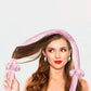 Pink Sponge Heatless Hair Curler Headband