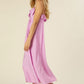 Maxi dress with ruffles