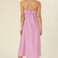 Maxi dress with ruffles