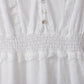 White Elegant Crochet Contrast Lace Maxi Dress