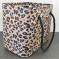 Leopard Waterproof Canvas Toiletry Bag