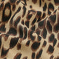 Cheetah Casual Pockets Frill Tie Waist Shorts