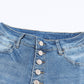 Blue Light Wash High Waisted Bell Bottom Jeans