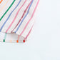 Striped Flutter Sleeve Frilled Neck Casual Sleeveless Shirt