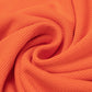 Orange Ribbed Knit Tiered Ruffled Sleeve Bodysuit