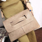 Oatmeal PU Leather Large Capacity Shoulder Bag