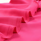 Rose Solid Color Flounce Sleeve V Neck Blouse